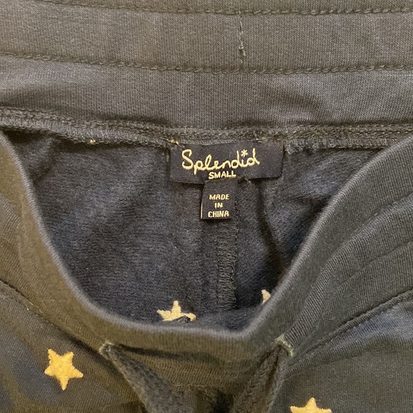 Splendid Embroidered stars joggers size S NWT - Picture 6 of 6